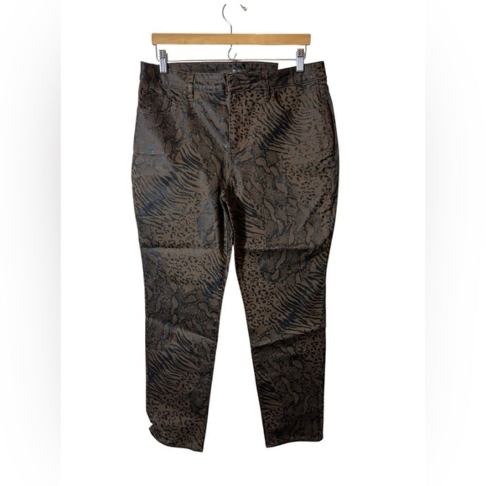 New Chico’s l jeggings jeans animal print 2P 12P 12